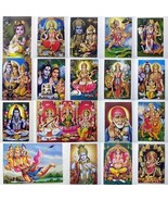 Cartolina postale di divinità indù 14,5 x 9,5 cm Ganesh Shiva Hanuman... - £5.21 GBP