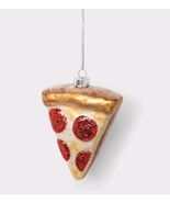 Wondershop Pizza Glass Christmas Tree Ornament 4&quot; - $366.69 MXN
