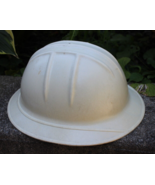 vintage Jackson Products Hard Hat 1950&#39;s SH-1 Fiberglass white full brim! - $79.99