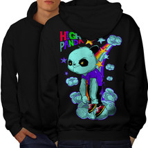 High Evil Panda China Sweatshirt Hoody Rainbow Men Hoodie Back - £16.50 GBP