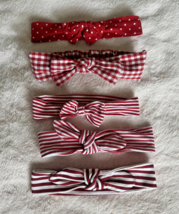 (5) Baby Girls Mixed Headband Soft Stretch Rockabilly/Vintage Style - $139.61 MXN