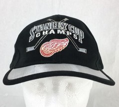 DETROIT Red Wings 1998 Stanley Cup Champs Hat Cap Starter Black Adjustable - £14.98 GBP