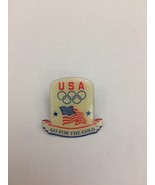 Vintage USA Go for the Gold Lapel Pin!!! - $9.55 CAD
