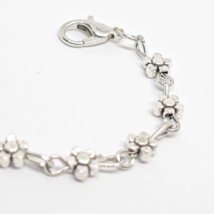 Daisy Ankle Bracelet Anklet Silver Tone Heart Beach Sea Love Bracelet Jewellery - $5.66