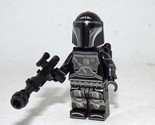 The Mandalorian Black TV Show Star Wars Custom Minifigure - £3.41 GBP