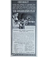 1942 CHEVROLET-Car Conservation Plan-Tires-Engine-Strong-Vintage Print A... - $13.03