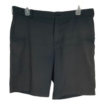Nike Golf Mens Shorts Size 38 Dri Fit Gray Black Striped Pockets 11&quot; Ins... - $24.34