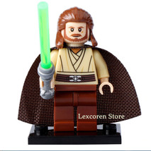 Qui-Gon Jinn (Duel on Naboo) Star Wars The Phantom Menace Minifigures Toy - $3.15