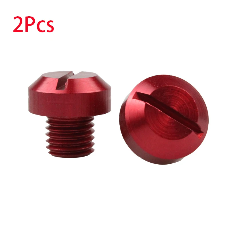 2Pcs Universal Motorcycle CNC M10*1.25 Rear View Mirror Hole  Screw Bolts Covers - £105.27 GBP