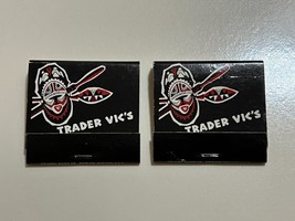 Trader Vic&#39;s Matchbooks - Lot of 2 - NEW YORK 2 W. 59th St. Plaza 9-3000 - £10.27 GBP