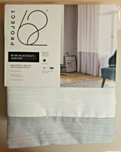 Project 62 Blackout Window Curtain Masonry Gray 50&quot;w x 84&quot;l One Panel New U151 - £23.96 GBP