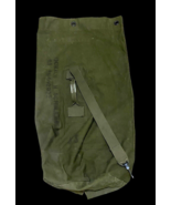 US Military Vintage Duffel Bag Cotton Canvas DSA 100-2856 NSN 8465-265-4... - $74.44