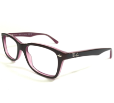 Ray-Ban Eyeglasses Frames RB5228 2126 Dark Brown Clear Purple 53-17-140 - £55.29 GBP