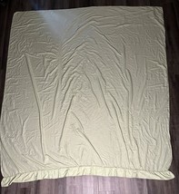 Vintage Green Flat Sheet Bedding Upcycle Crafting Sewing - $279.59 MXN