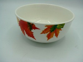 Royal Norfolk Autumn Fall Maple Oak Leaves Acorns Soup Ceral Serving Bowl 6" - £7.90 GBP