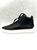 Rag &amp; Bone Kent Leather Platform High-Top Sneakers Size 36 -6 BLACK NEW - £86.18 GBP