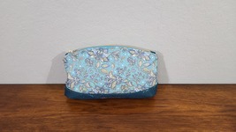 Floral Blue Cork Clematis bag with Waterproof canvas interior - £27.97 GBP