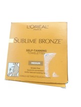 L&#39;Oréal Self Tanning Towelettes Sublime Bronze Medium 6 Pieces  - $10.00
