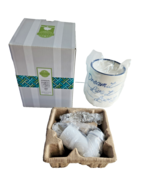 Scentsy Plug-in Mini Wax Warmer White Blue Dream It Live It Love It Insp... - $279.70 MXN