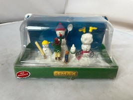 Lemax Christmas Village 2015 New Friends To Play With #53244 Nrfb Snowman Dog * - $32.62