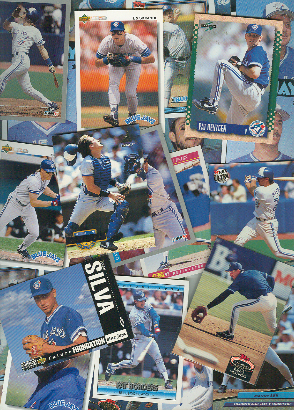 TORONTO BLUE JAYS  100 + BASEBALL CARDS  1990s to PRESENT EXCELLENT COND... - $2.00