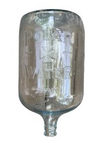 Polar Water Bottle 5 Gallons Blue Green Glass Art Decor Carboy Embossed Cross - £112.87 GBP