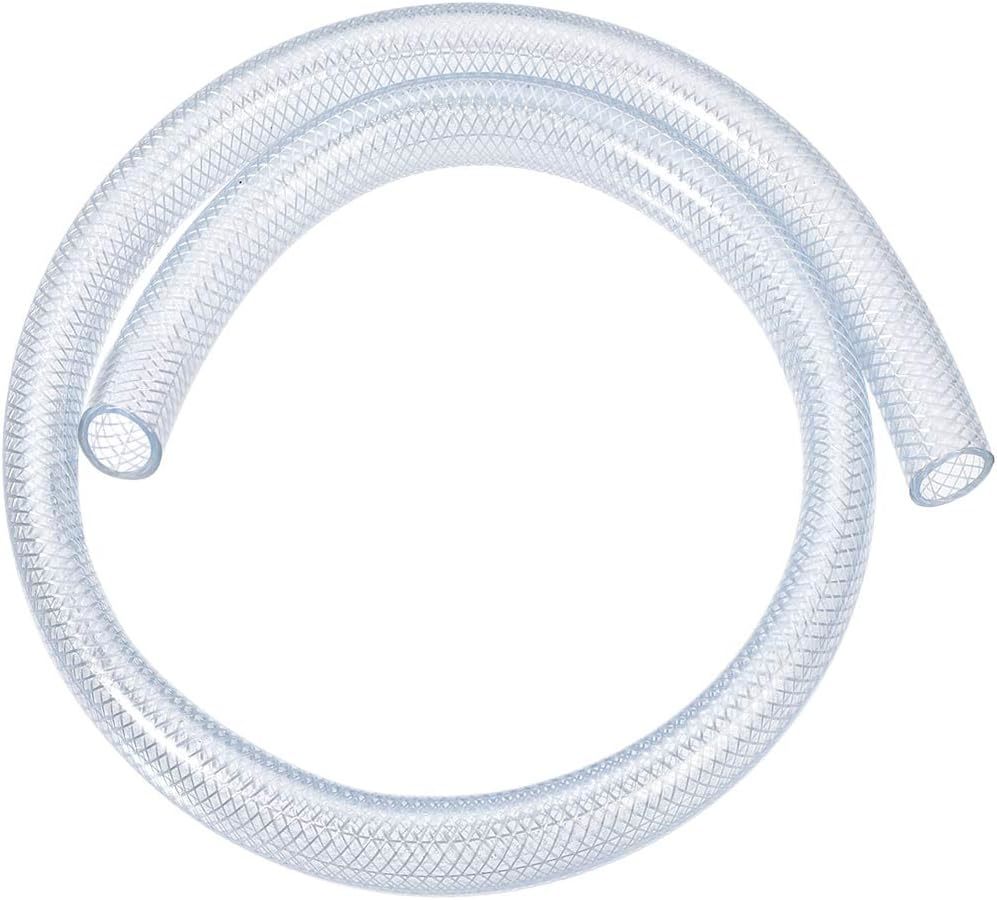 Uxcell Pvc Tubing 3/4 Inch X 3.3 Ft Clear Braided Flexible High-Pressure... - $31.96