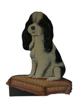 Chelsea House Hand Painted Oil on Board Tricolored King Charles Spaniel #5440  - £197.80 GBP