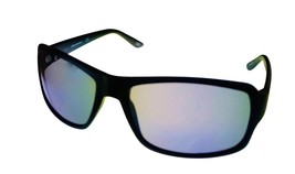 Skechers Mens Sunglass Mt Black Rectangle Wrap Plastic, Blue Flash  SE8071  2X - £17.93 GBP