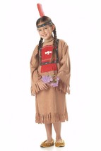 Native American Running Brook Girl Halloween Costume Child Size Small 6-8 - £14.81 GBP