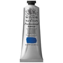 Winsor & Newton Professional Acrylic Color Paint, 60ml Tube, Ultramarine Blue - $26.99
