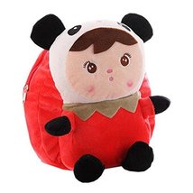 Lovely Panda Dolls Toddler Backpack Infant Villus Knapsack Cute Baby Bag 1-3Y