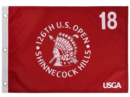 2026 US Open Flag Shinnecock Hills New Golf Red Silkscreen Pin Flag /Fre... - $36.67