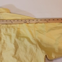 Bob Timberlake Build To Last Men's Yellow Cotton Short Sleeve Pockets Size Large image 11