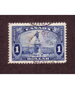 Canada - SC#227 Used - $1.00 Champlain Statue  issue (2) - $4.42