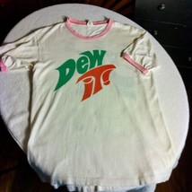 Hanes Mountain Dew &quot;Dew It&quot; t-shirt very vintage very worn collectable, M - £37.34 GBP