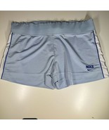 Nike Mesh Athletic Shorts Women’s Size Large Blue with White Stripe Draw... - $346.54 MXN