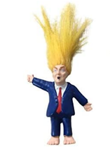 Kurt Adler 3.75&quot; Resin Political Troll President Trump Christmas Ornament A2019 - £10.32 GBP