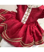 Dollcake Gleam in the Light Red &amp; Gold Christmas Holiday Dress NWT Size ... - $4,018.35 MXN