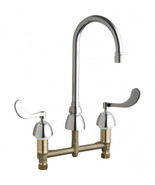 Chicago Faucets Plate Kitchen Sink Faucet Polished Chrome - $928.36 CAD