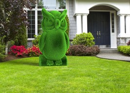 Outdoor Animal Owl Topiary Green Figures covered in Artificial Grass gre... - £2,853.72 GBP