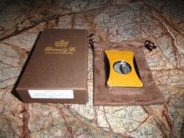 Brizard and Co. - "Elite Series 2" Cutter - Blue Ostrich and Camel Color Leather image 2