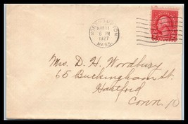 1927 US Cover - Northampton, Massachusetts to Hartford, Connecticut B19 - £2.21 GBP