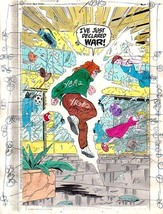 New Teen Titans #73 Dc Original Color Production Art - £291.53 GBP