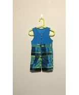 Columbia Infant Snowslope II Snow Bib, Blue/Green Plaid - Size 6 Months ... - $19.80