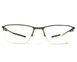 Oakley Eyeglasses Frames Socket 5.5 OX3218-0254 Satin Pewter Green 54-18... - £108.35 GBP