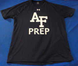 New Under Armour Usafa Academy Afp Air Force Prep Blue Athletic T Shirt Xl - £18.30 GBP
