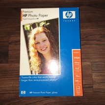 HP Premium Photo Paper 4 x 6 Inkjet Glossy 100 Sheets 64 Pound 10 Mil Sealed  - £9.71 GBP