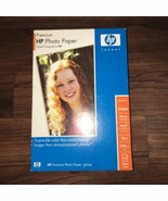 HP Premium Photo Paper 4 x 6 Inkjet Glossy 100 Sheets 64 Pound 10 Mil Se... - $226.04 MXN