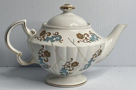 Stunning Vintage Wood &amp; Sons Ellgreave Marlboro English Teapot Made In England - £23.84 GBP